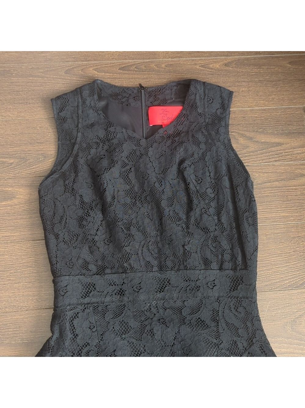 Zac Poison Z Spoke Black Lace Dress - Picture 7 of 13